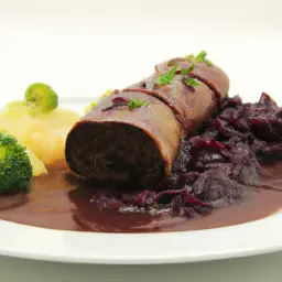 Rinderrouladen mit Rotkohl